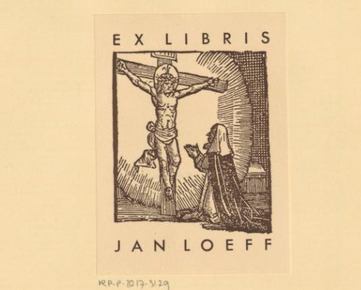 Ex libris of Jan Loeff