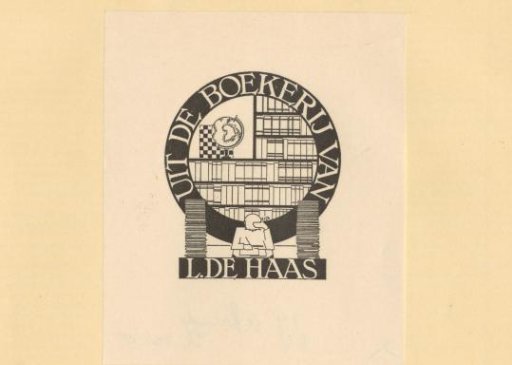 Ex Libris of L. de Haas