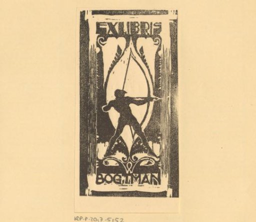 Ex libris of W. Bogtman