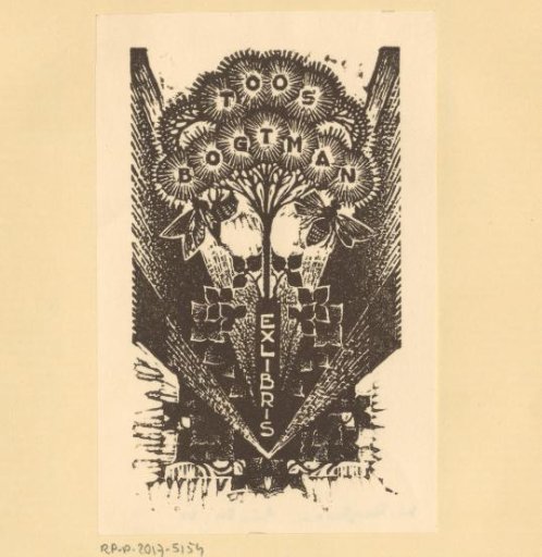 Ex libris of Toos Bogtman