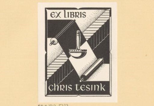 Ex libris of Chris Tesink