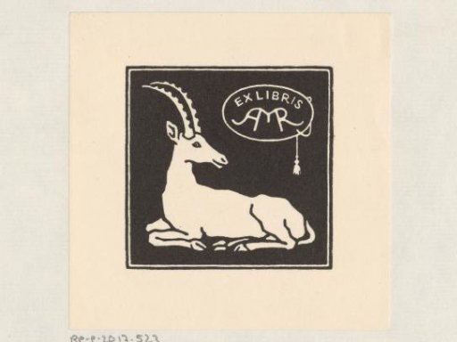 Ex libris of A.Y.R