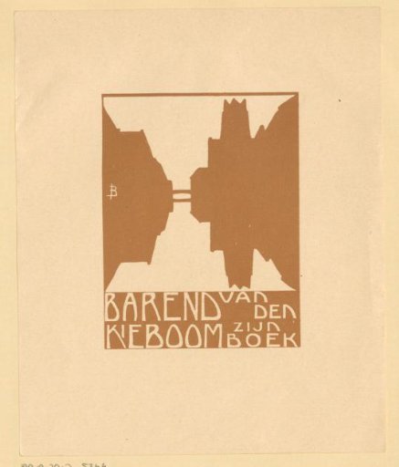 Ex libris of Barend van den Kieboom