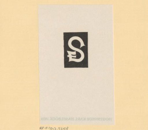 Ex libris of Eugène Strens