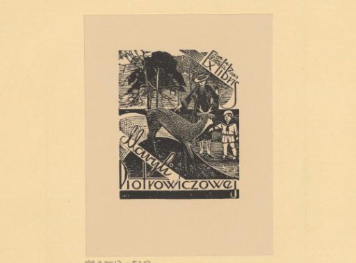 Ex libris of Maryla Piotrowiczowa