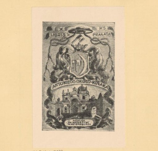 Ex libris of Antoni Okolo-Kulaka