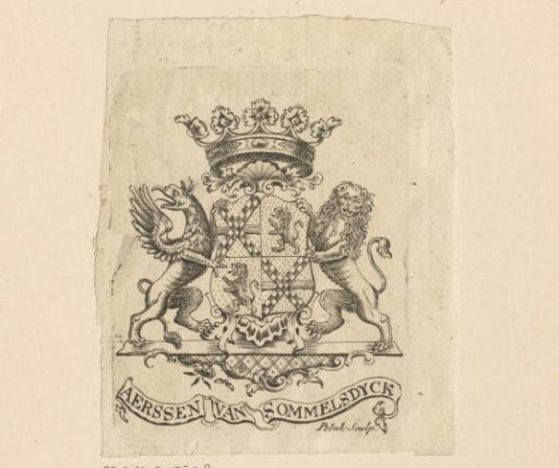 Ex libris of Aerssen van Sommelsdyck