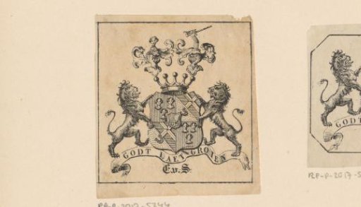 Ex libris of E.v.S.