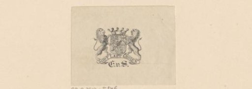 Ex libris of E.v.S.