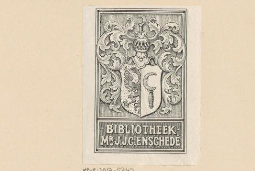 Ex libris of J.J.C. Enschedé
