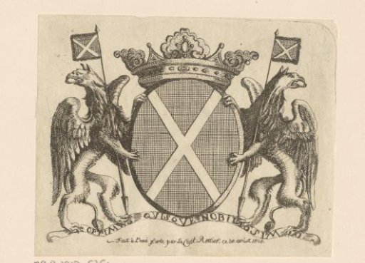 Ex libris of J.H. Hoeufft