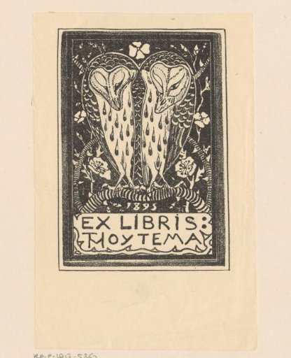 Ex libris of T. v. Hoytema