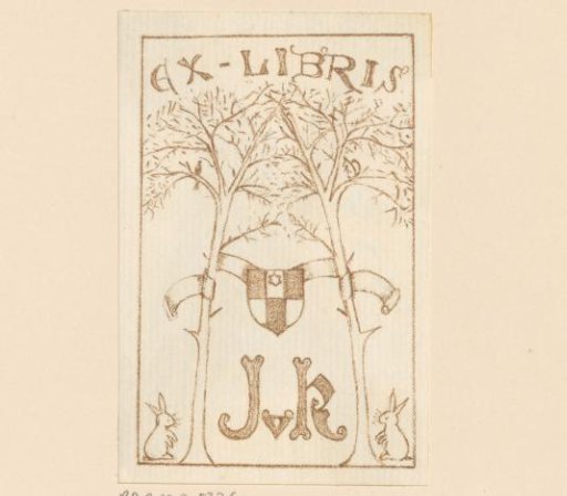 Ex libris of J.v.K.