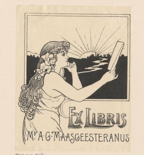 Ex libris of A.G. Maas Geesteranus