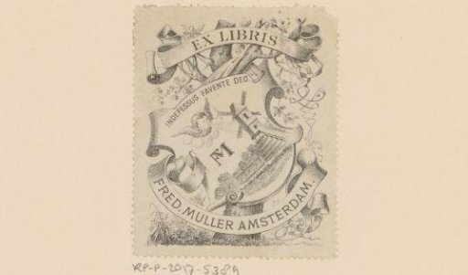 Ex libris of Fred. Muller