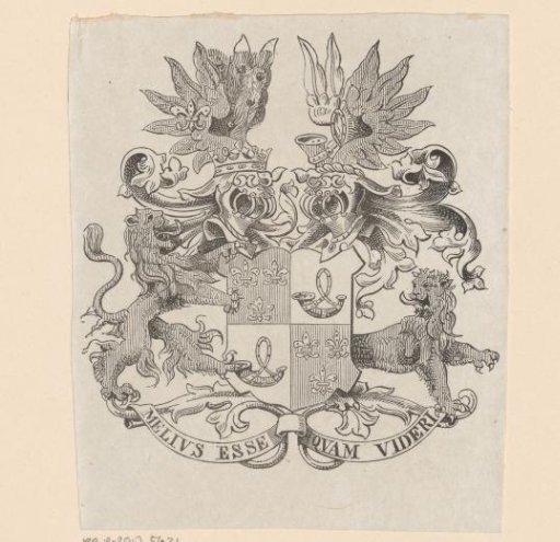 Ex libris of A.A. Vorsterman van Oyen