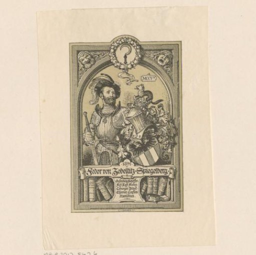 Ex libris of Fedor von Zobeltitz-Spiegelberg