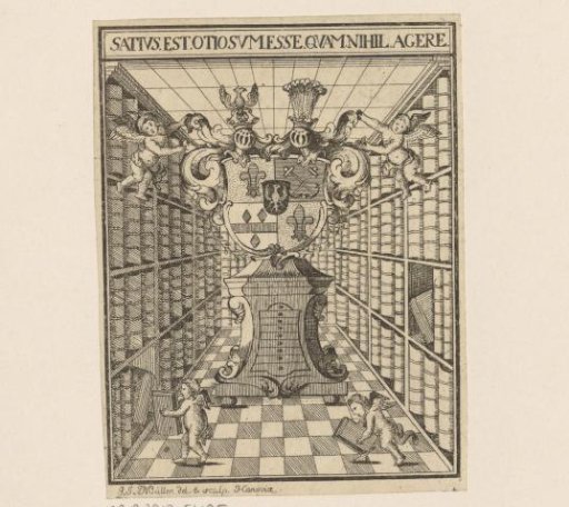 Ex libris of an unknown owner
