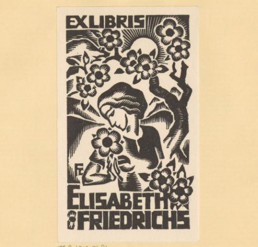 Ex libris of Elisabeth Friedrichs