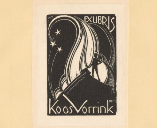 Ex libris of Koos Vorrink