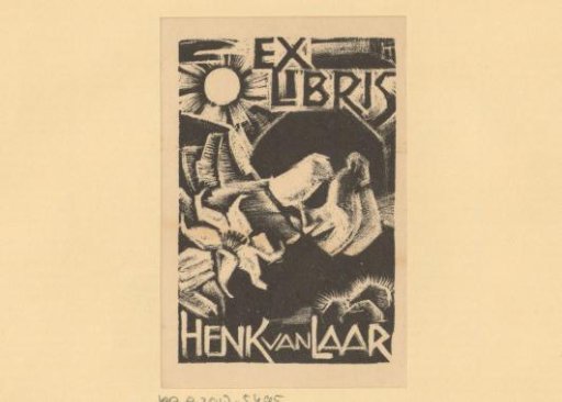 Ex libris of Henk van Laar