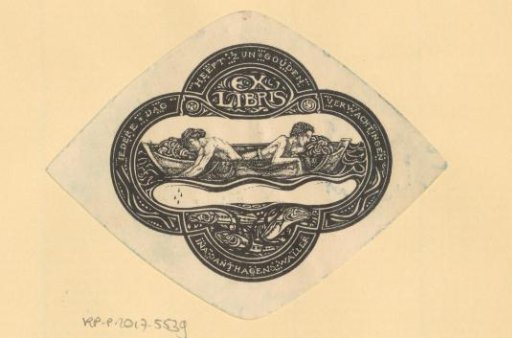 Ex libris of Ina Santhagen-Waller