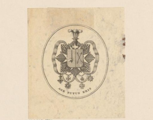 Ex libris by an unknown owner