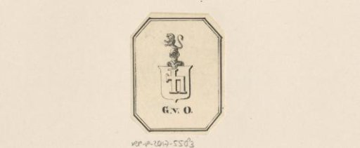 Ex libris of G.v.O.
