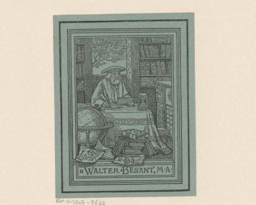 Ex libris of Walter Besant