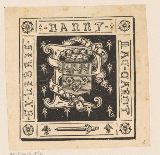 Ex libris of Fanny MacCarty