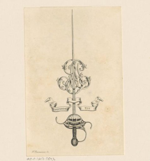 Ex libris of J.A.