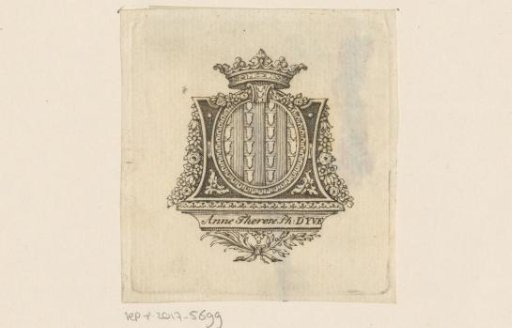 Ex libris of Anne Therese Ph: d'Yve