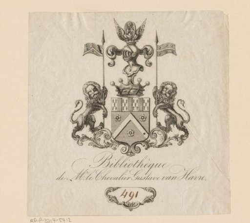 Ex libris of Gustave van Havre