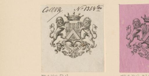 Ex libris of Gve. van Havre