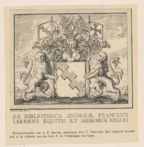 From the library of Andreas Franciscus Iaerens