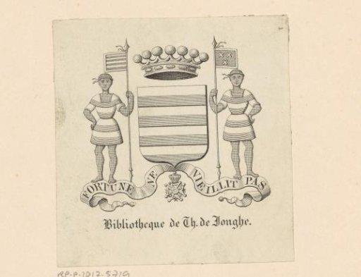 Ex libris of Th. de Jonghe