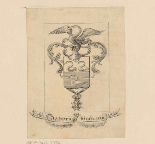 Ex libris of Joppen a Rimbourg