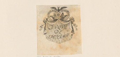 Ex libris of the Duke of Híjar