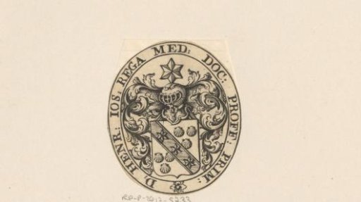 Ex libris of Henr: Ios: Rega