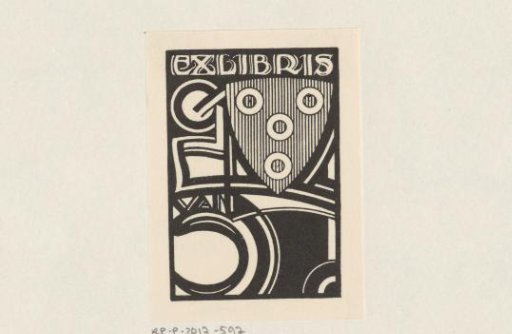 Ex libris of G.E. van S.