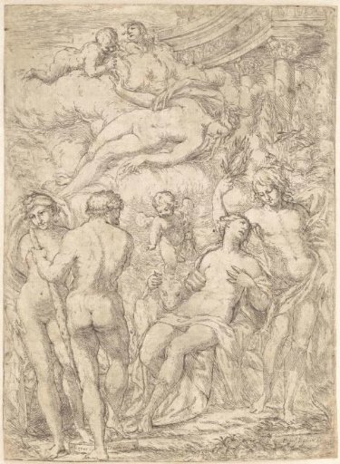 Allegory with mythological figures