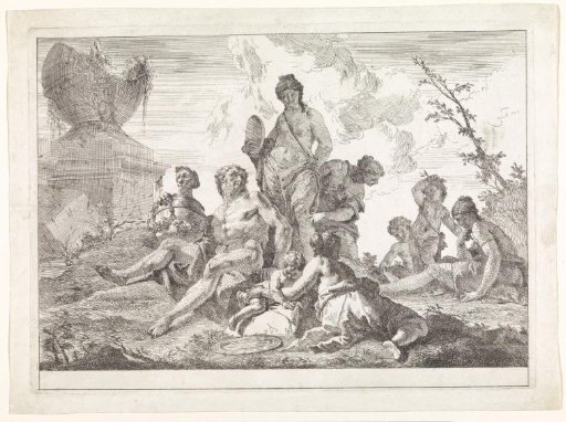 Venus and Vulcanus with Nymphs and Cupids
