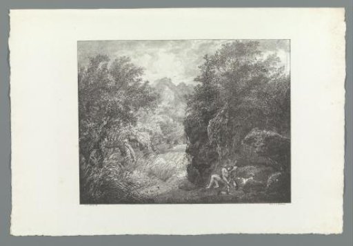 Actaeon with His Dogs in the Wilderness