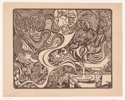 Untitled (Symbolist hallucinatory scene)