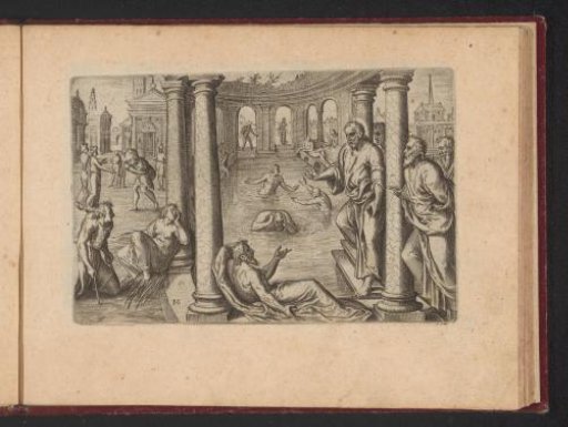 Christ heals the sick man of Bethesda
