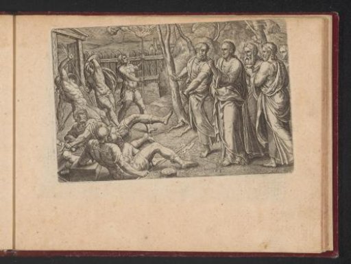 Soldiers Surrounding Christ Fall to the Ground