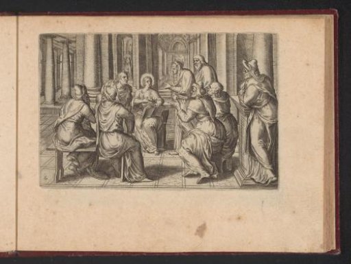 Christ as a twelve-year-old among the doctors in the temple