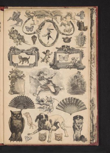 Collage of Cut-Out Prints