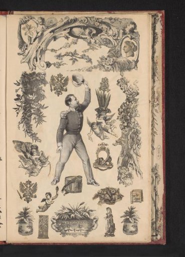 Collage of Cut-Out Prints