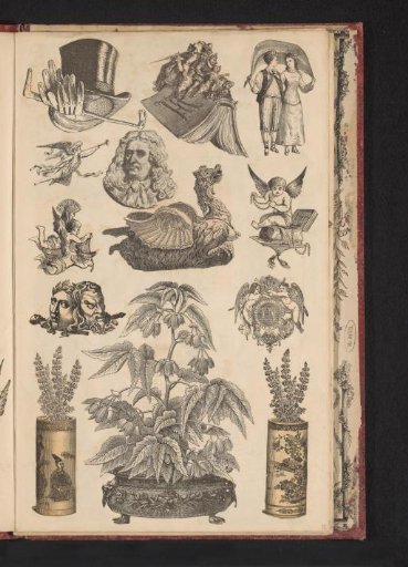 Collage of Cut-Out Prints